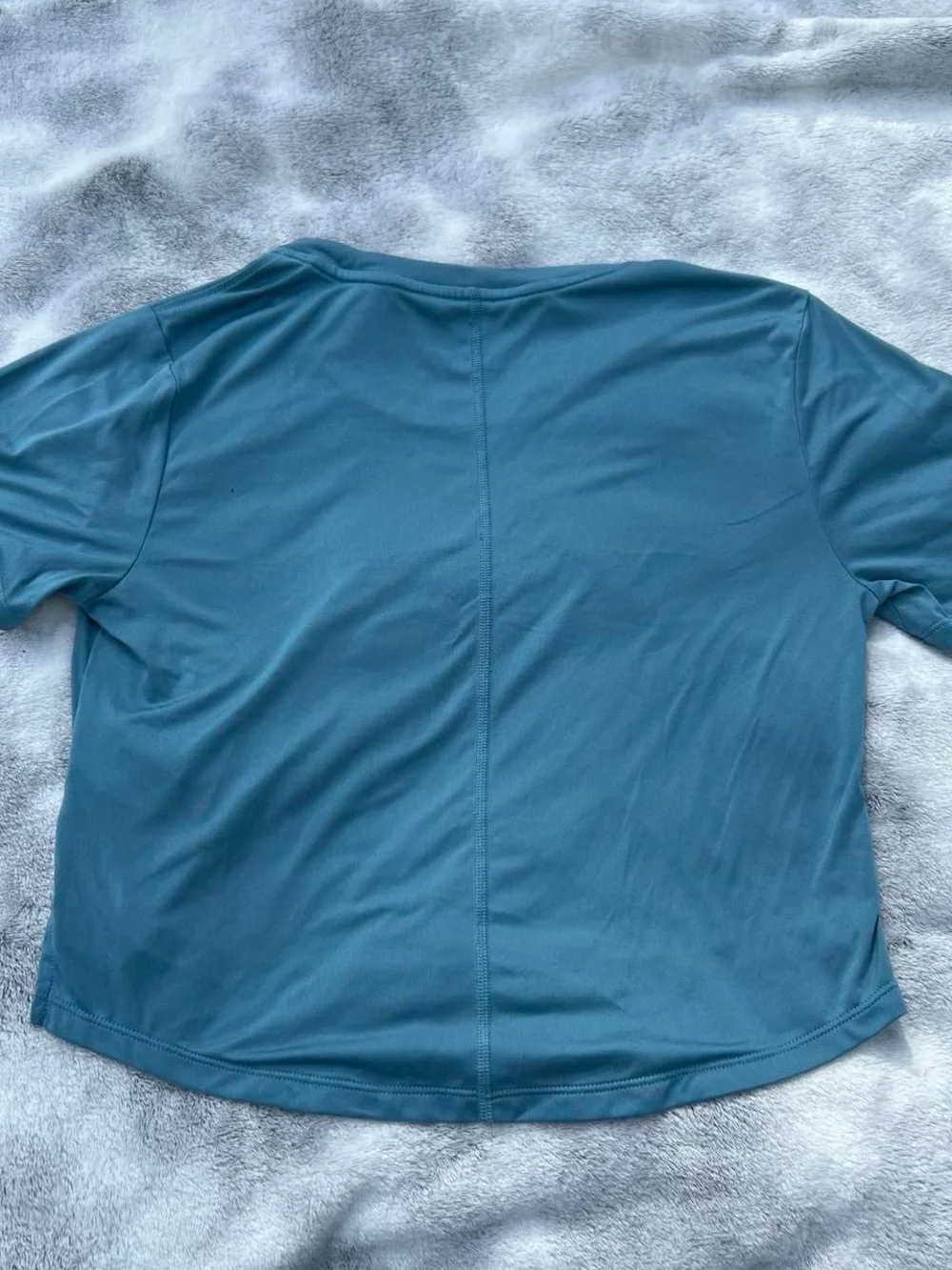 Nike Blue Women’s Cropped Workout Shirt